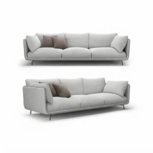 Modern Minimalist 3-Seater & 5-Seater Sofa Set | Khan Fabrics & Furniture